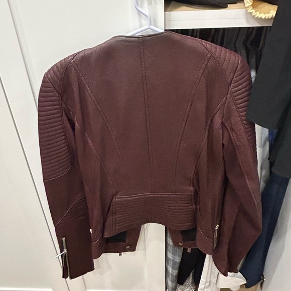 BCBG LEATER JACKET - Picture 2 of 2